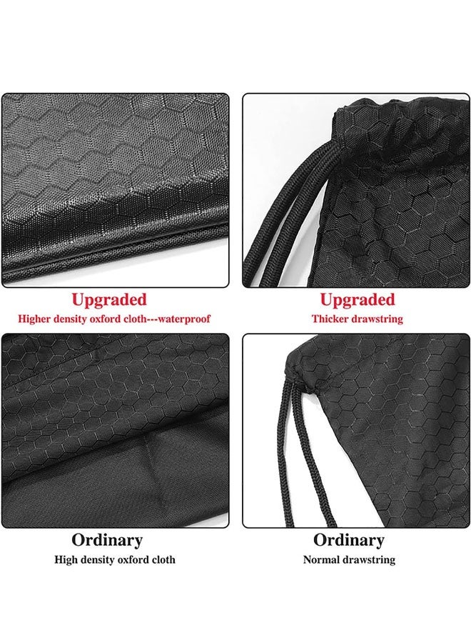 Backpack Bag, Waterproof Draw String Back Sack with Zip Pocket, Gym Drawstring Bags  Bag for Men Women - Image 2